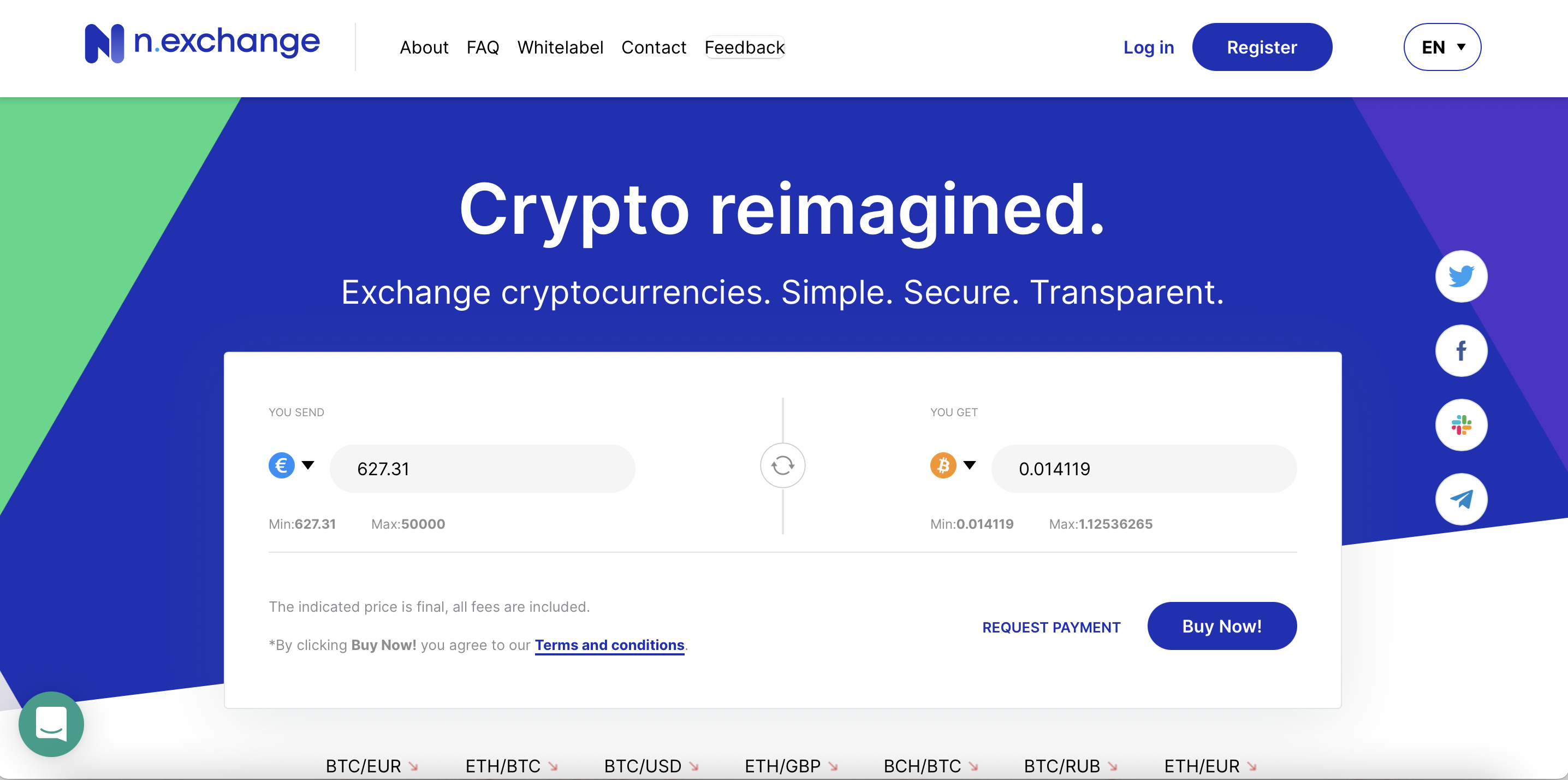 n.exchange screenshot