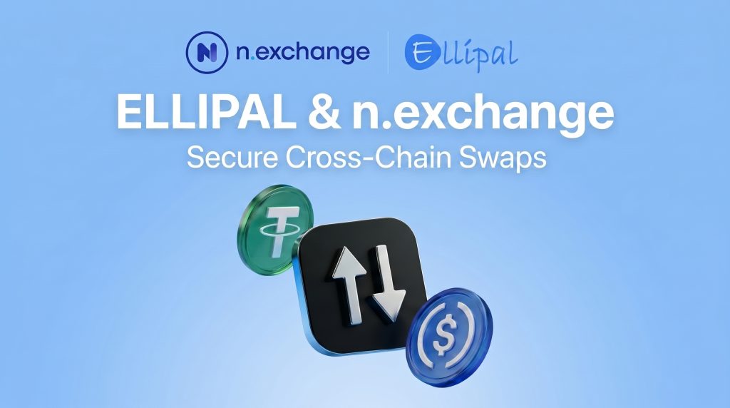 ELLIPAL hardware wallet non-custodial crypto swap interface