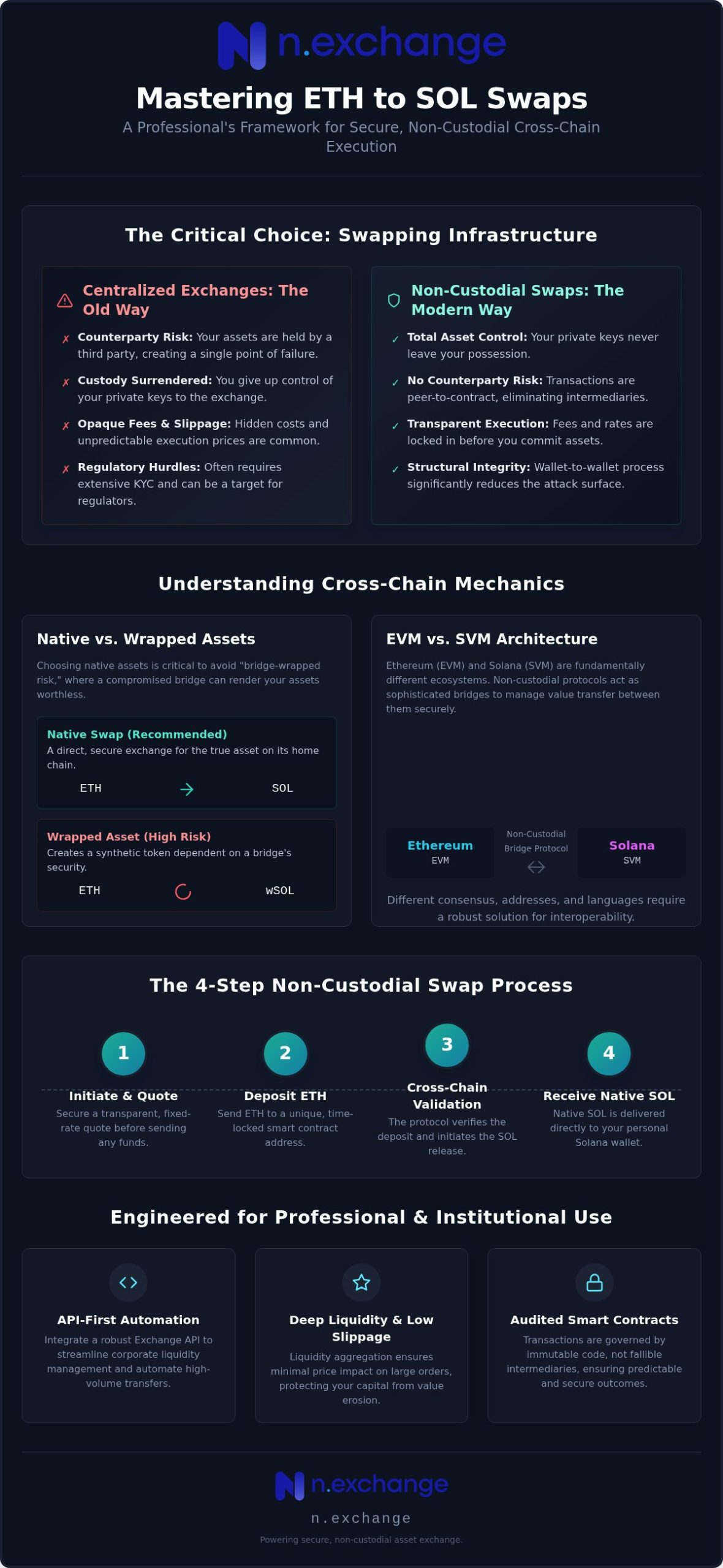 ETH to SOL: A Professional Guide to Non-Custodial Cross-Chain Swaps